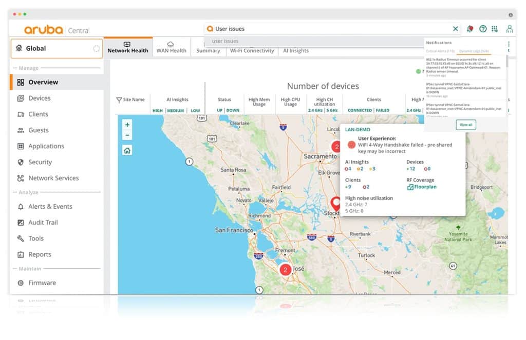 Aruba Cloud Networking